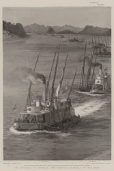 Der Vormarsch auf Dongola, die Flottille des Sirdar auf dem Nil